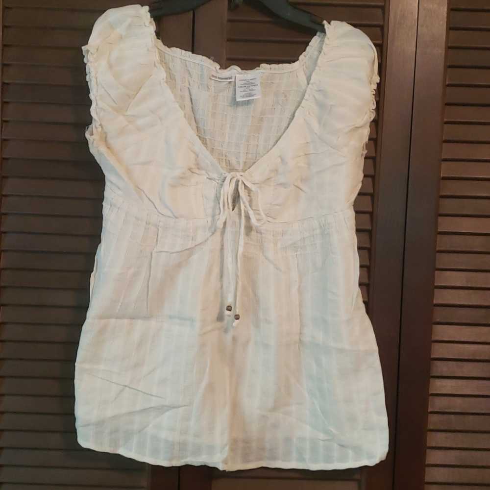 Cap sleeve top Sz S